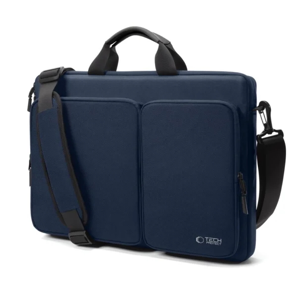 Tech-Protect Defender Bag for 17" Laptop - Navy Blueeng