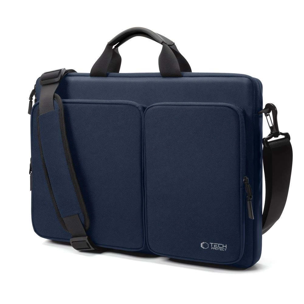 Tech-Protect Defender Bag for 17" Laptop - Navy Blueeng