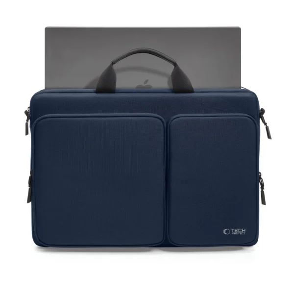 Tech-Protect Defender Bag for 17" Laptop - Navy Blueeng
