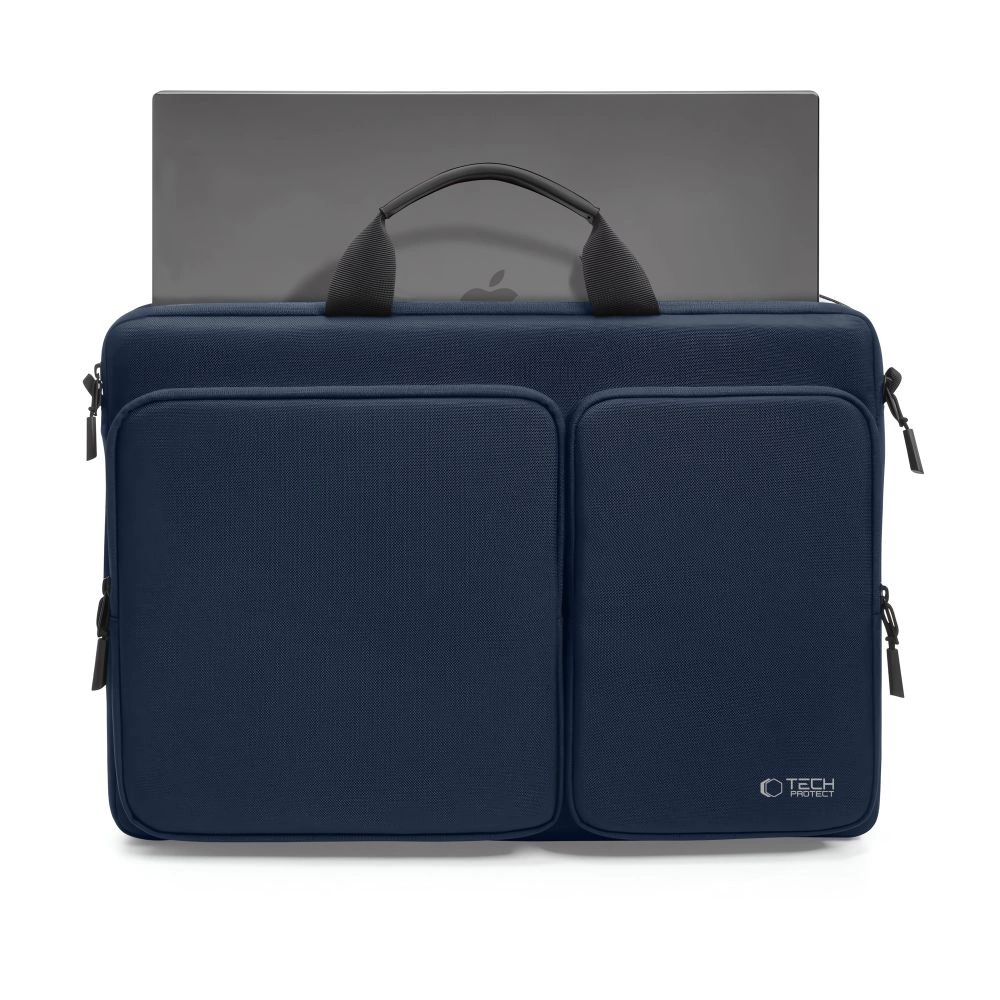Tech-Protect Defender Bag for 17" Laptop - Navy Blueeng