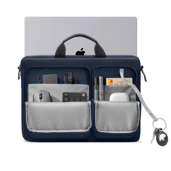 Tech-Protect Defender Bag for 17" Laptop - Navy Blueeng