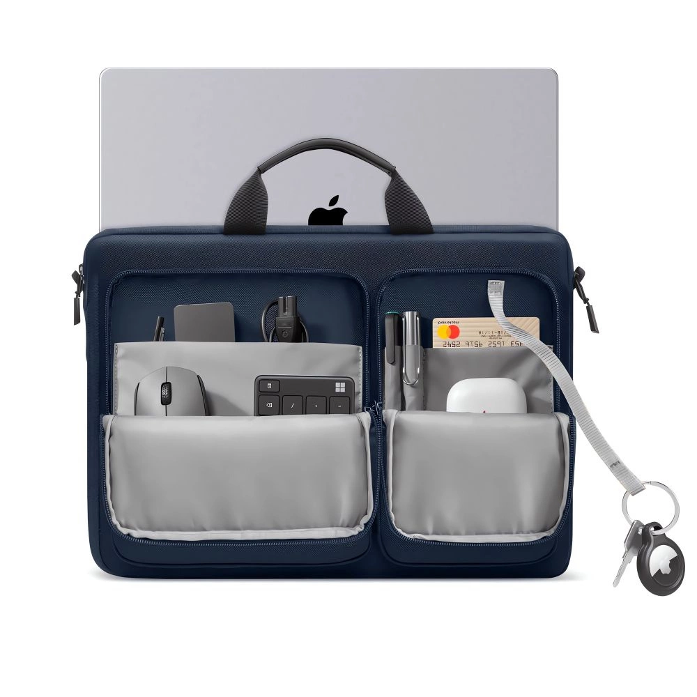 Tech-Protect Defender Bag for 17" Laptop - Navy Blueeng
