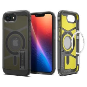 Spigen Tough Armor MagSafe iPhone 16e Case - Clear Grayeng