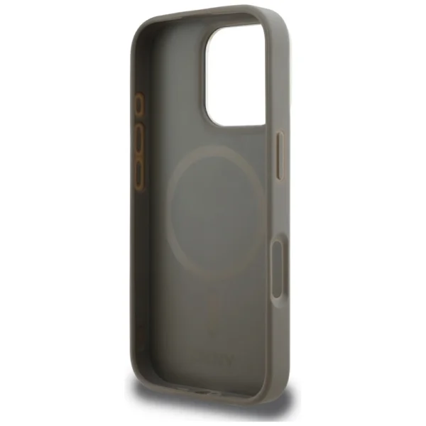 DKNY Checkered Pattern Magsafe iPhone 16 Pro Max Case - Beigeeng