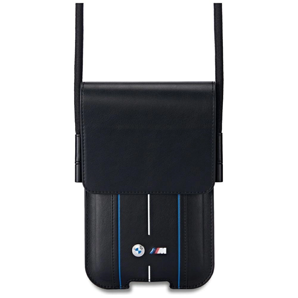 BMW Phone Pouch Blue Stripes Phone Bag - Blackeng