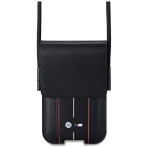 BMW Phone Pouch Red Stripes Phone Bag - Blackeng