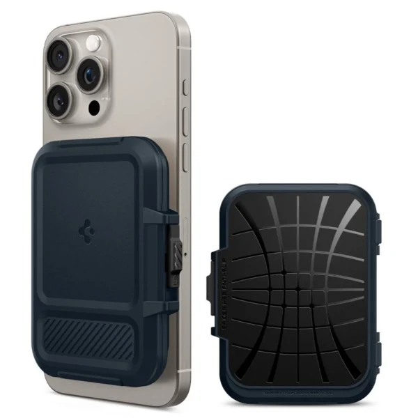 Spigen Lock Fit MagSafe Card Case - Navy Blueeng