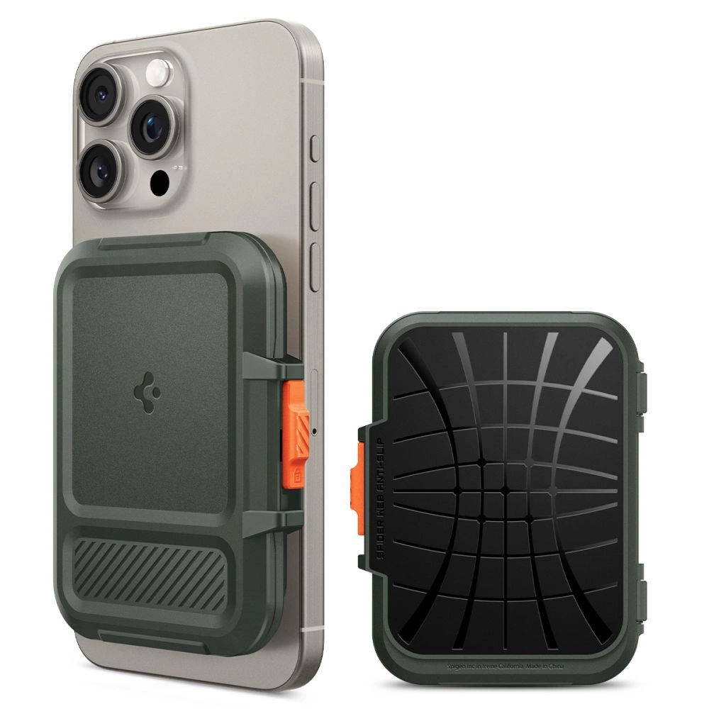 Spigen Lock Fit MagSafe Card Case - Greeneng
