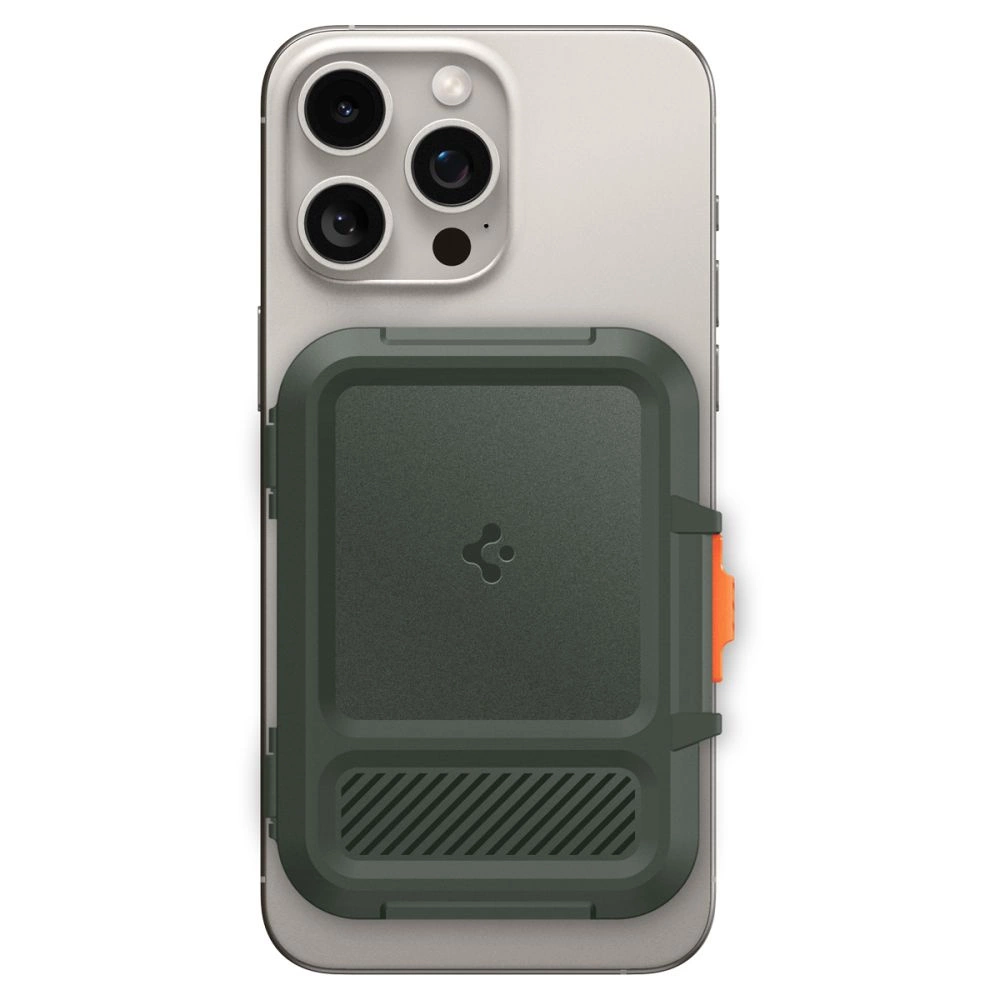Spigen Lock Fit MagSafe Card Case - Greeneng