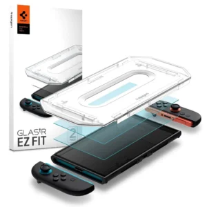Tempered Glass Spigen Glas.TR EZ Fit 2-pack for Nintendo Switch 2eng