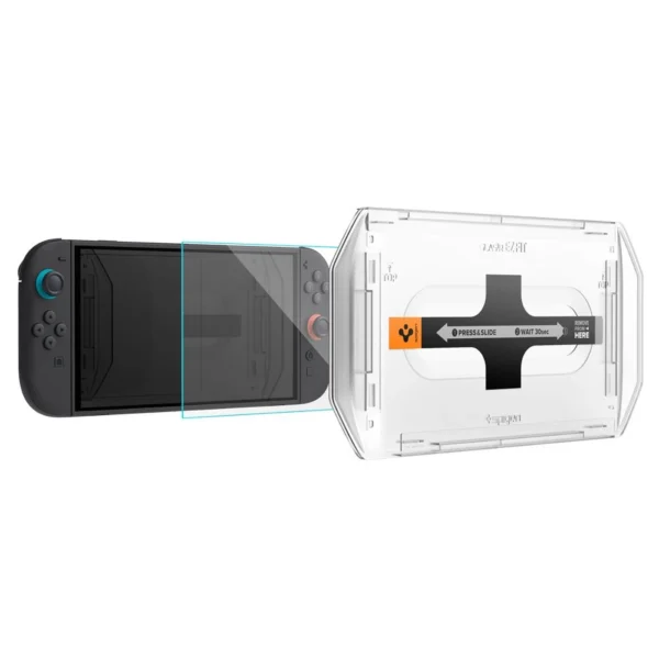 Tempered Glass Spigen Glas.TR EZ Fit 2-pack for Nintendo Switch 2eng
