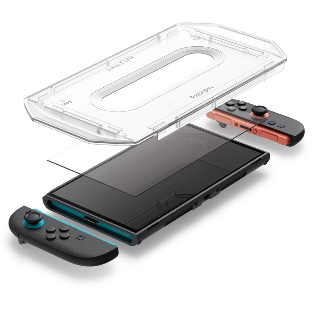 Tempered Glass Spigen Glas.TR EZ Fit 2-pack for Nintendo Switch 2eng