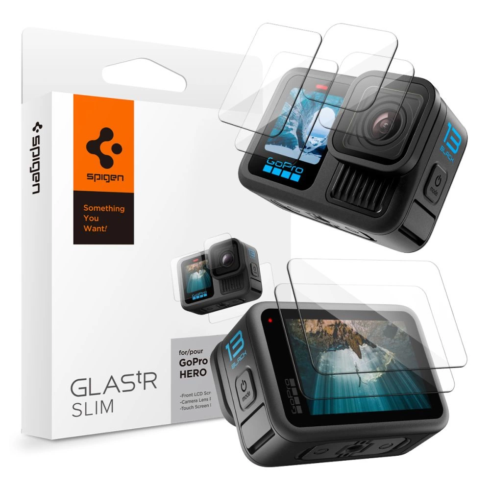 Spigen Glas.tR Slim Tempered Glass for GoPro Hero 13eng