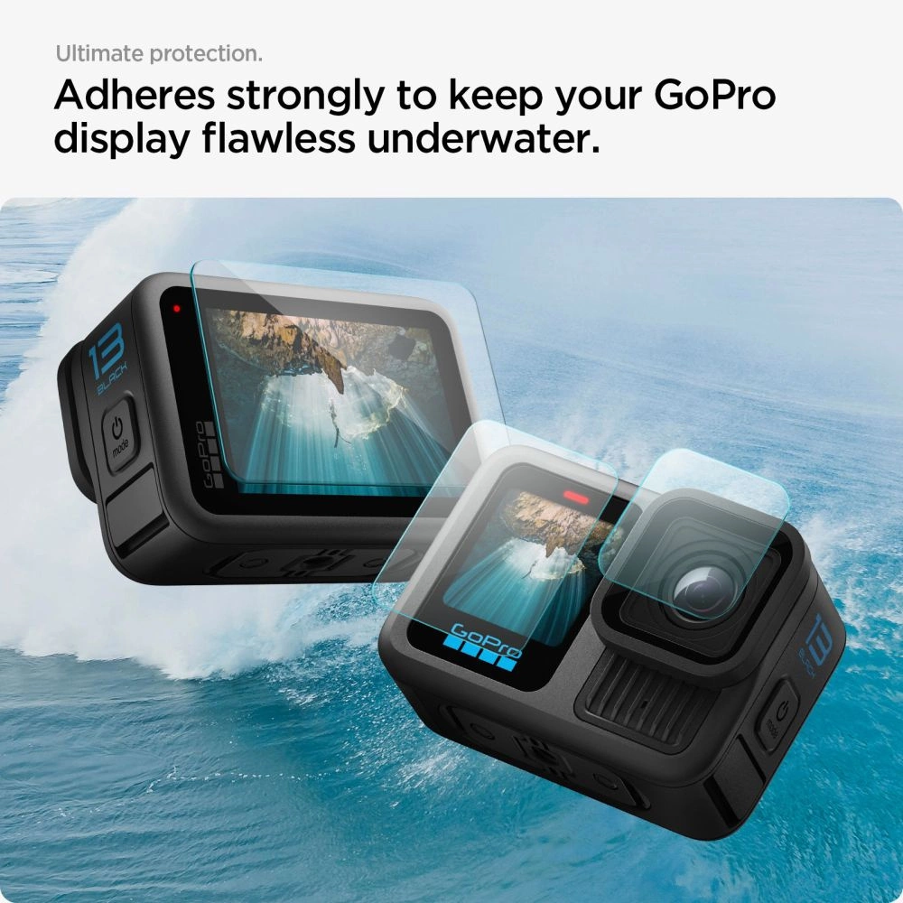 Spigen Glas.tR Slim Tempered Glass for GoPro Hero 13eng
