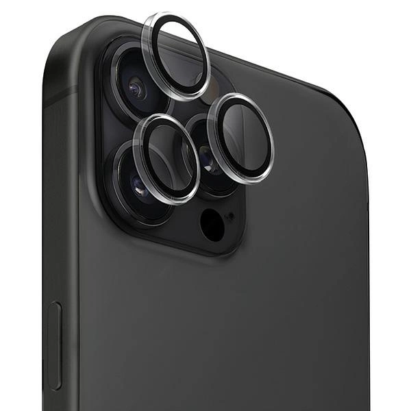 Uniq Optix Clear Camera Lens Protector iPhone 16 Pro 6.3" / 16 Pro Max 6.9" crystal clear camera lens glass with applicatoreng