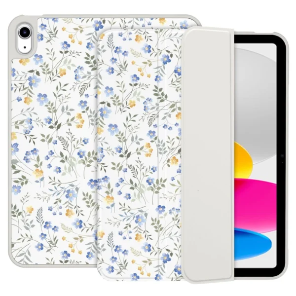 Tech-Protect SC Pen Case for iPad 10.9" 2022 (10th gen.) / 11" 2025 (11th gen.) - Daisies with Leaveseng