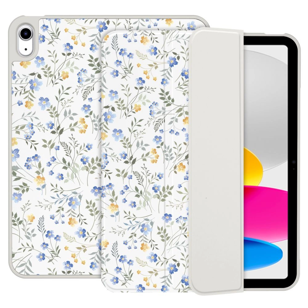 Tech-Protect SC Pen Case for iPad 10.9" 2022 (10th gen.) / 11" 2025 (11th gen.) - Daisies with Leaveseng