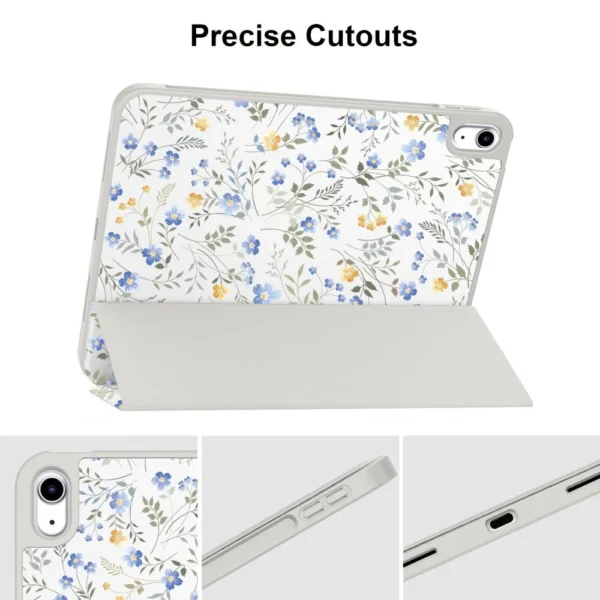 Tech-Protect SC Pen Case for iPad 10.9" 2022 (10th gen.) / 11" 2025 (11th gen.) - Daisies with Leaveseng