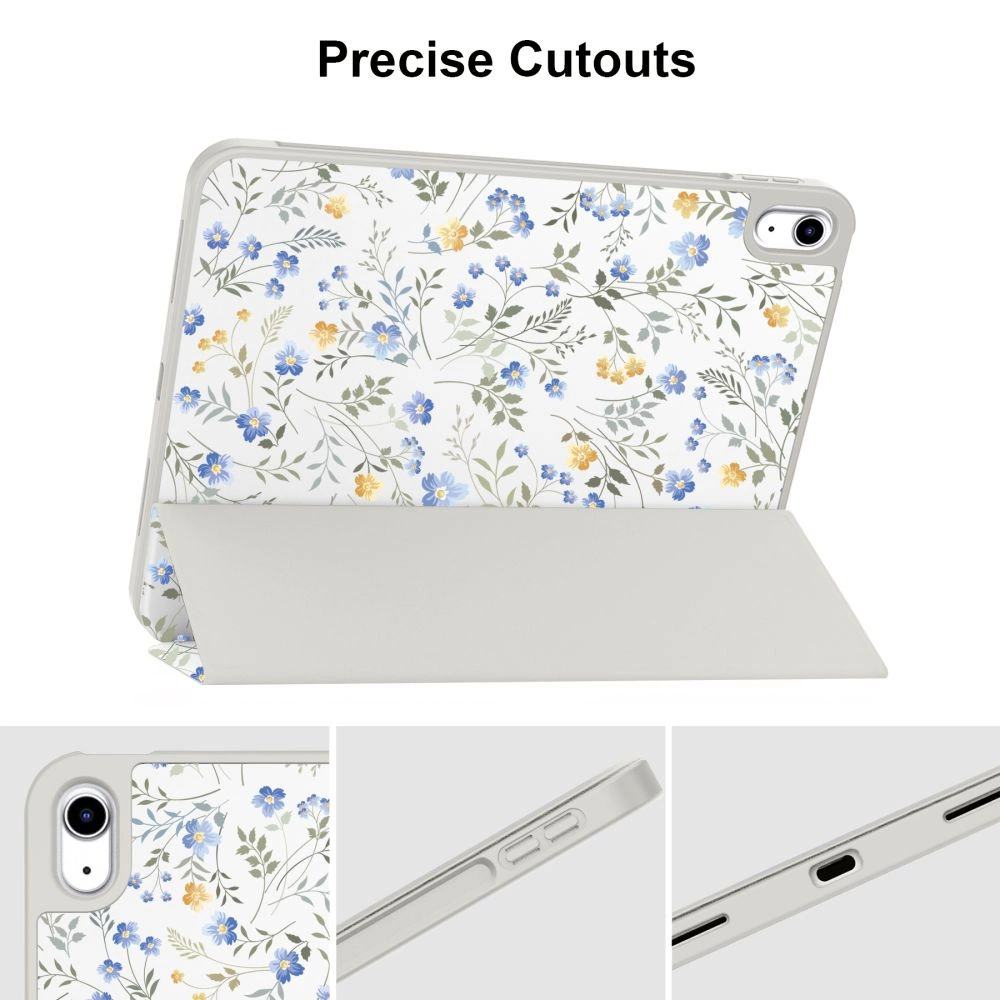 Tech-Protect SC Pen Case for iPad 10.9" 2022 (10th gen.) / 11" 2025 (11th gen.) - Daisies with Leaveseng