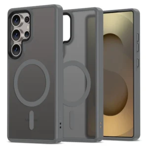 Tech-Protect MagMat MagSafe Case for Samsung Galaxy S25 Ultra - Clear Grayeng