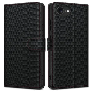 TECH-PROTECT WALLET RS IPHONE 16E BLACK/RED Tech-Protect Wallet case for iPhone 16e - blackeng