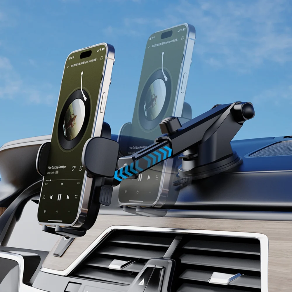 Dudao F2N smartphone holder for 360° air vent - blackeng