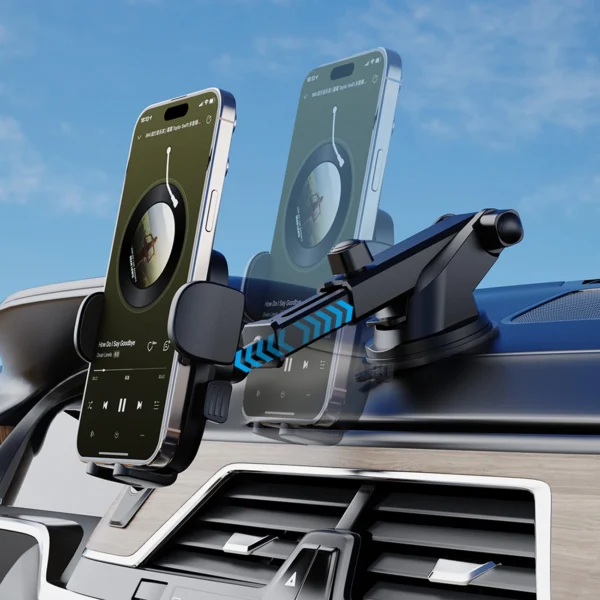 Dudao F2N smartphone holder for 360° air vent - blackeng