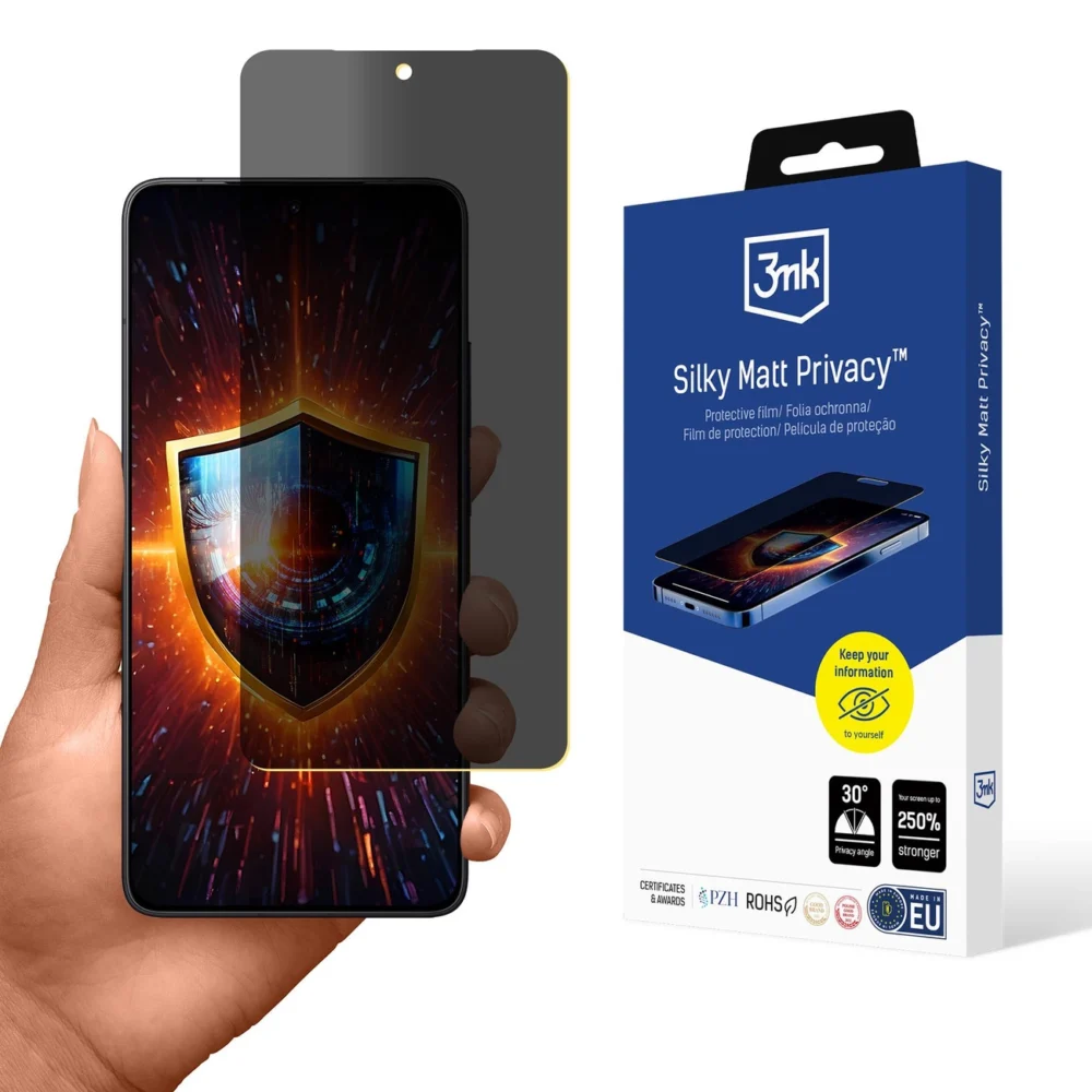 Privacy Screen Protector 3mk Silky Matt Privacy for Xiaomi Poco F7 Pro / Xiaomi Poco F7 Ultraeng