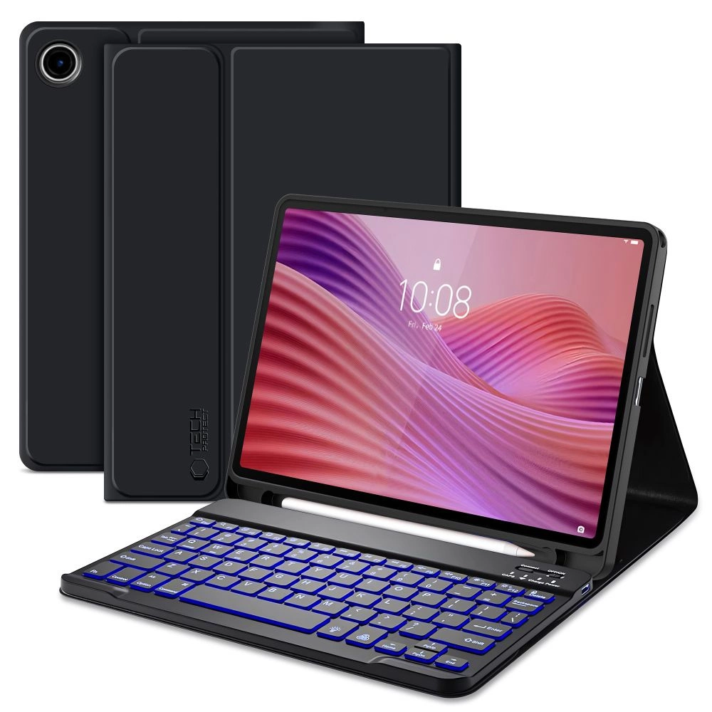 Tech-Protect SC Pen + Keyboard Case for Lenovo Tab 10.1 TB-311 - Blackeng