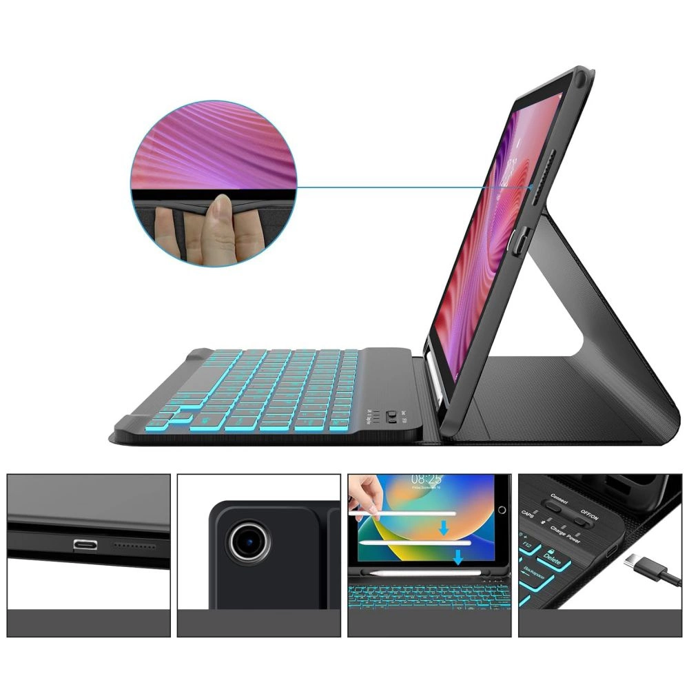 Tech-Protect SC Pen + Keyboard Case for Lenovo Tab 10.1 TB-311 - Blackeng