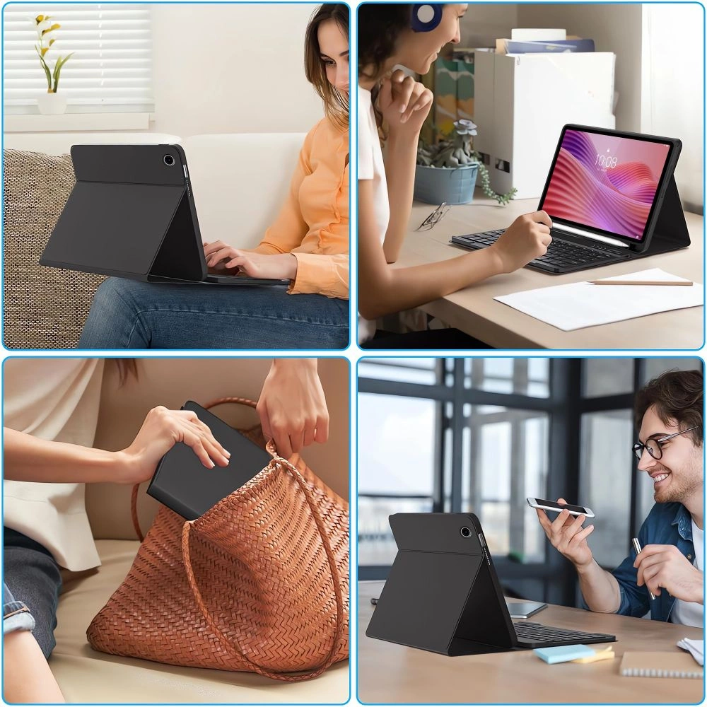 Tech-Protect SC Pen + Keyboard Case for Lenovo Tab 10.1 TB-311 - Blackeng