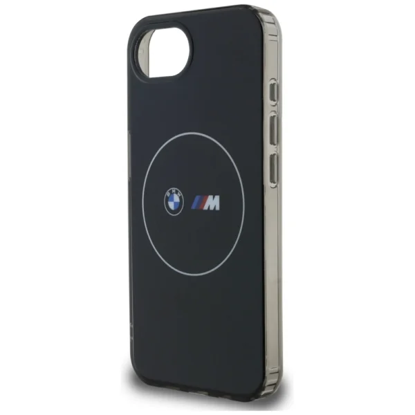 BMW IML Metal White Circle MagSafe iPhone 16e Case - Blackeng