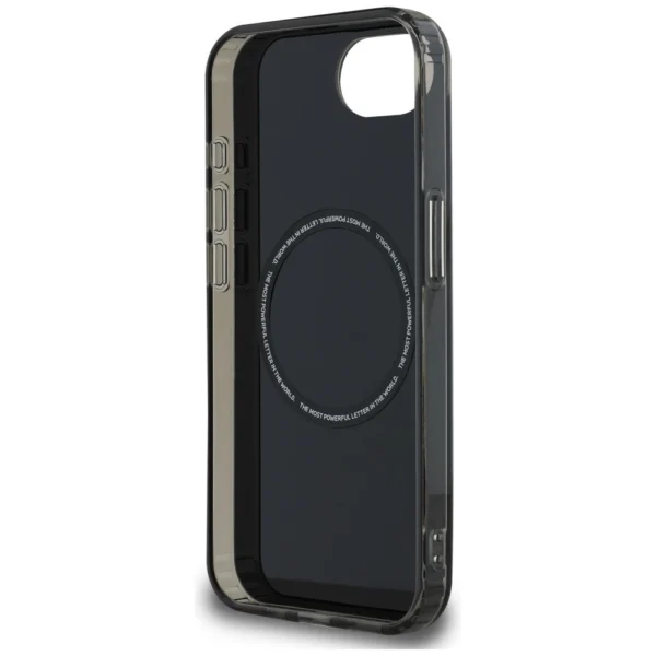 BMW IML Metal White Circle MagSafe iPhone 16e Case - Blackeng