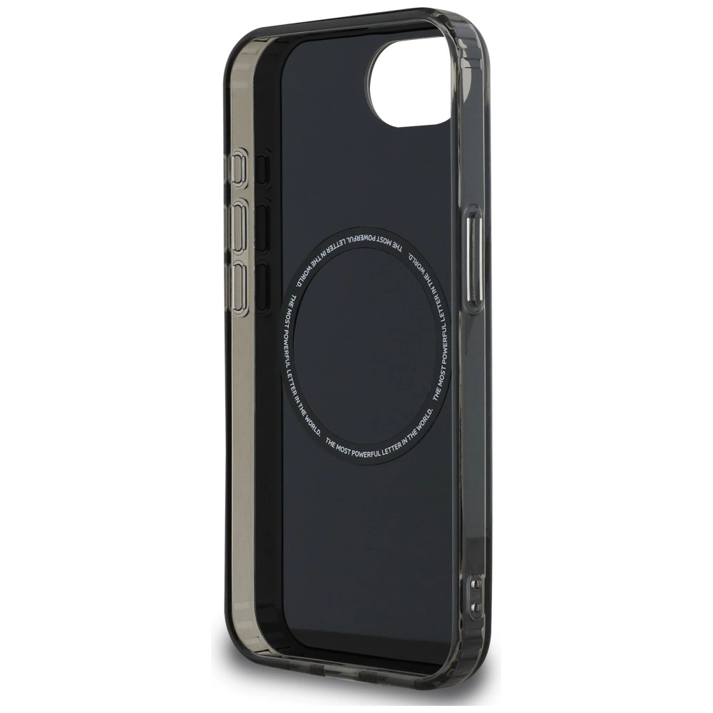 BMW IML Metal White Circle MagSafe iPhone 16e Case - Blackeng