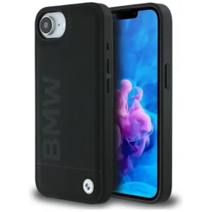 BMW Leather Hot Stamp iPhone 16e Case - Blackeng