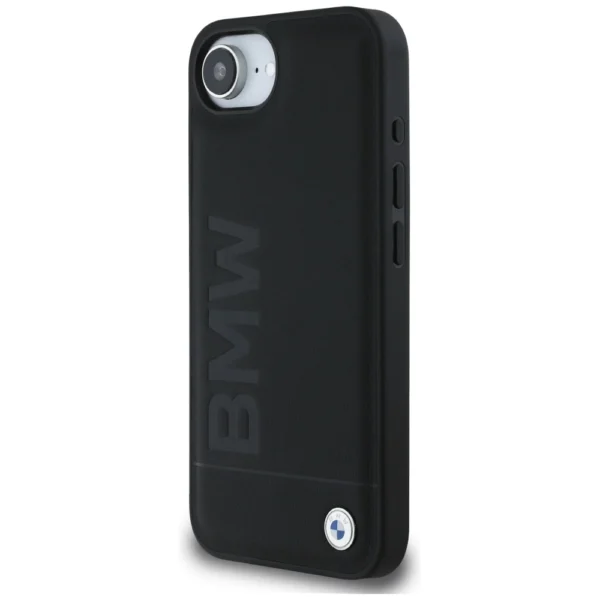 BMW Leather Hot Stamp iPhone 16e Case - Blackeng
