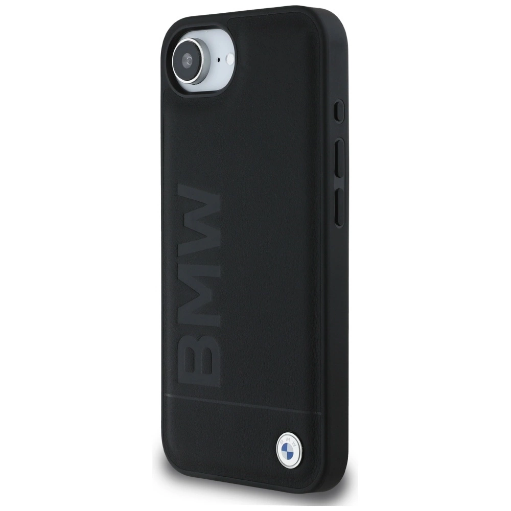 BMW Leather Hot Stamp iPhone 16e Case - Blackeng