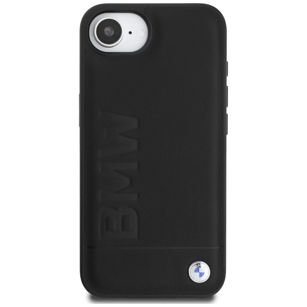 BMW Leather Hot Stamp iPhone 16e Case - Blackeng