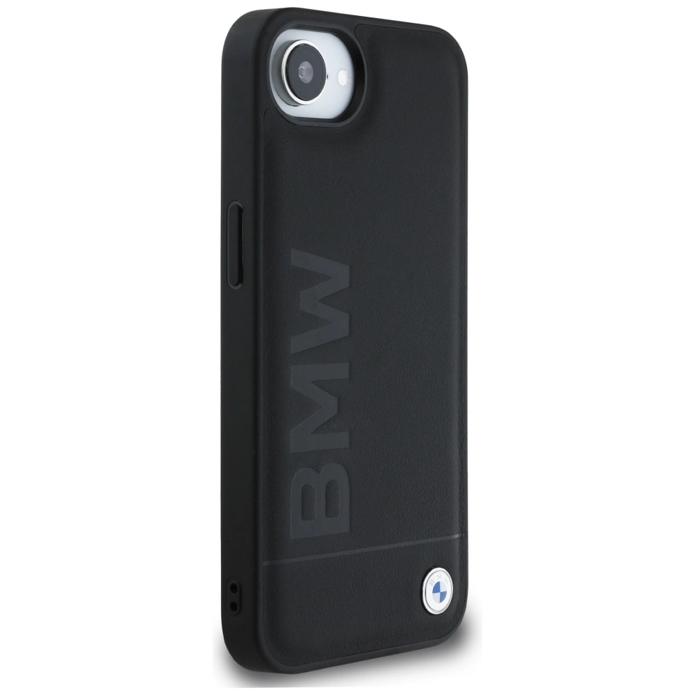 BMW Leather Hot Stamp iPhone 16e Case - Blackeng
