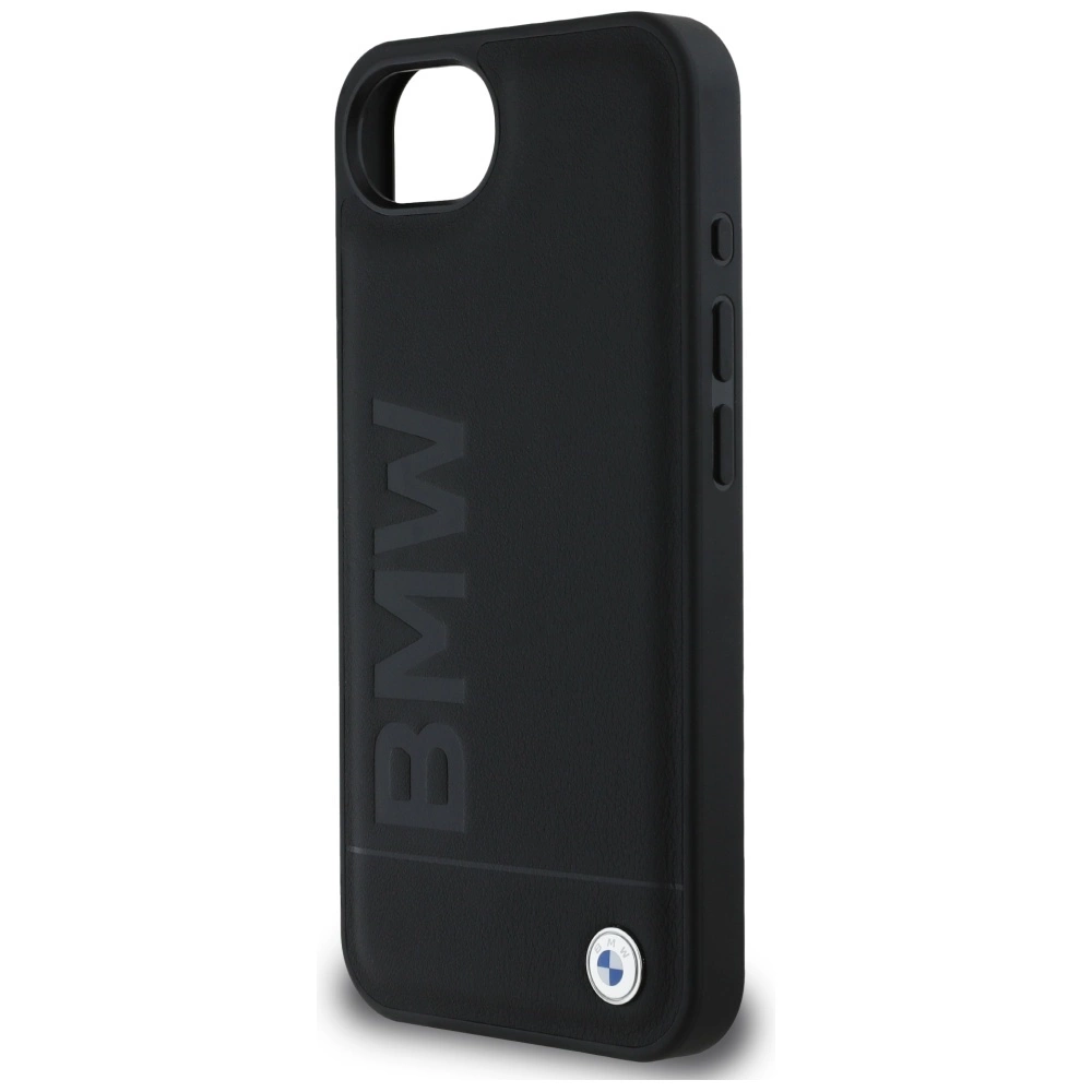 BMW Leather Hot Stamp iPhone 16e Case - Blackeng