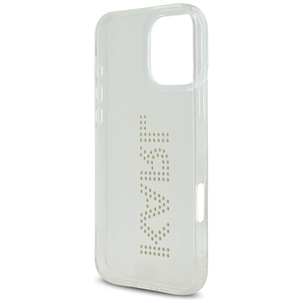 Karl Lagerfeld IML Rhinestones Logo iPhone 16 Pro Case - Cleareng