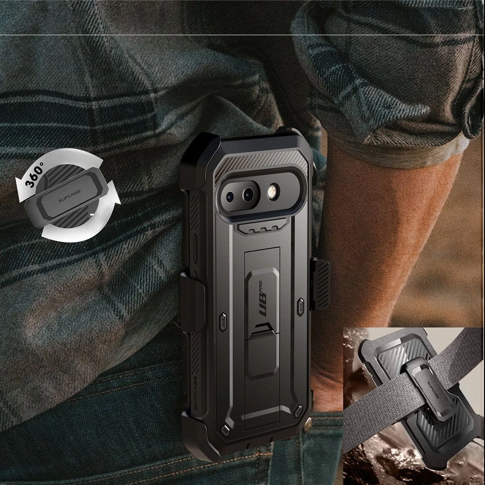Supcase Unicorn Beetle Pro Case for Google Pixel 9A - Blackeng
