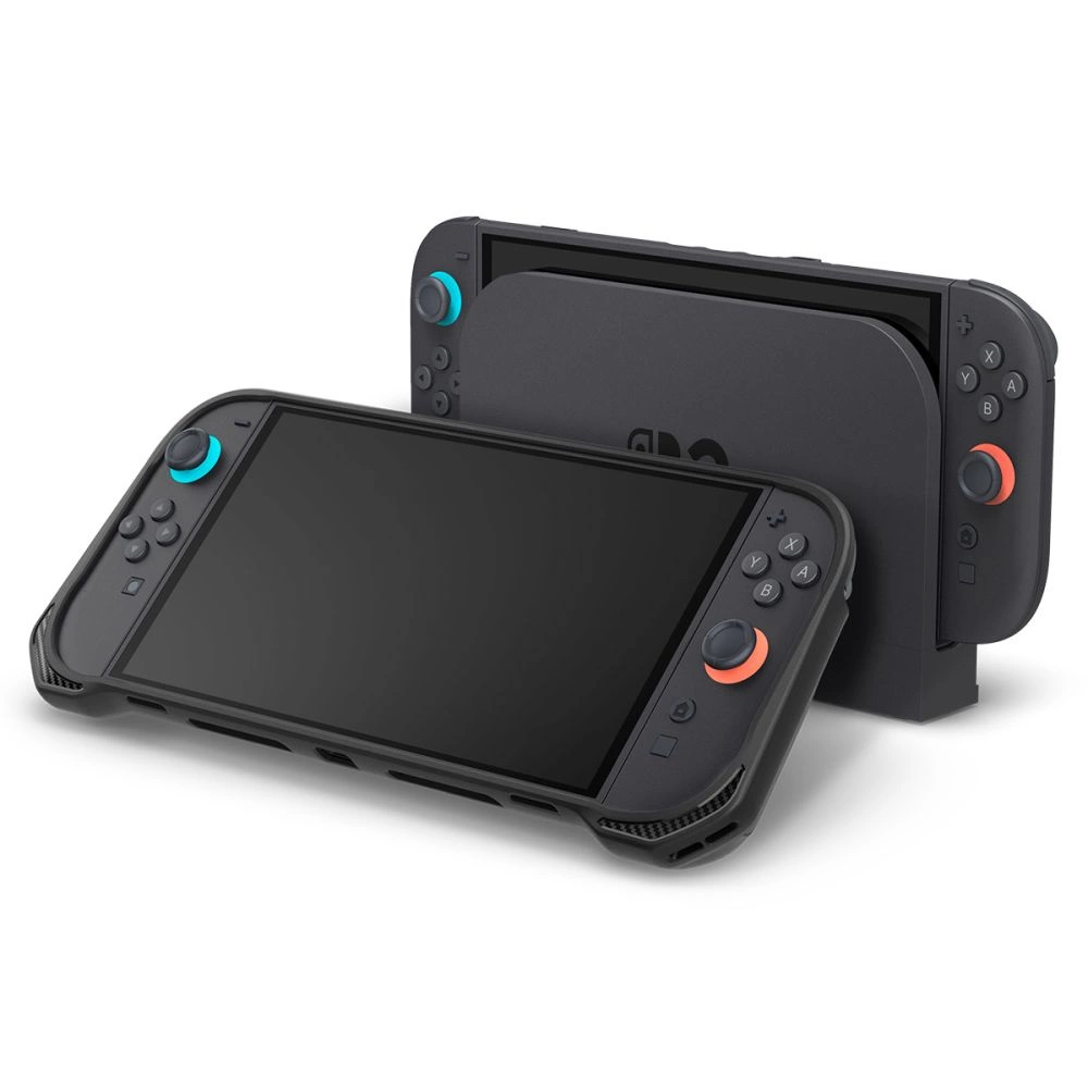 Spigen Rugged Armor Case for Nintendo Switch 2 - Matte Blackeng