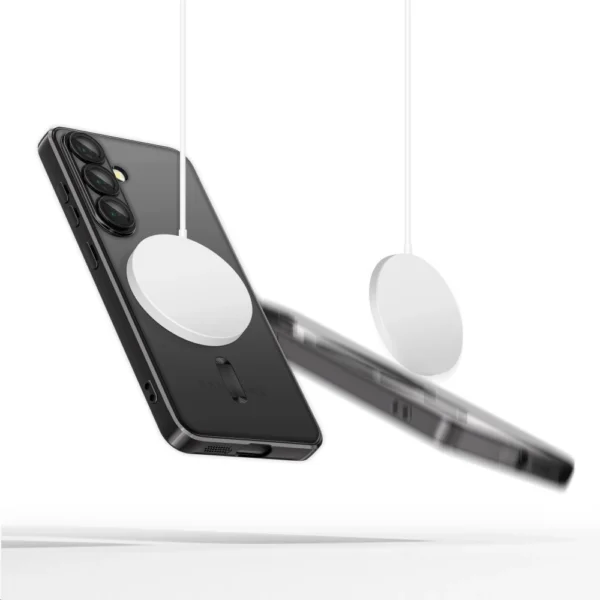 Tech-Protect MagFlex MagSafe Case for Samsung Galaxy S25 Edge - Clear Blackeng
