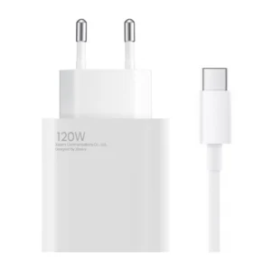 Xiaomi BHR9462EU 120W 6A USB-A Wall Charger with USB-C Cable - Whiteeng