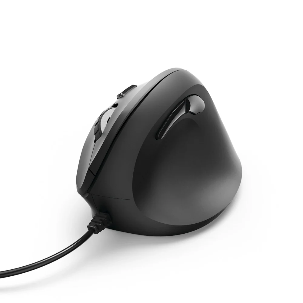 Hama EMC-500 Wired Mouse Ergonomic, Vertical - Blackeng