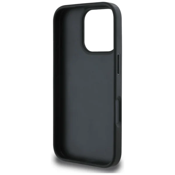 Guess Grained Roses Big 4G logo case for iPhone 16 Pro Max - blackeng