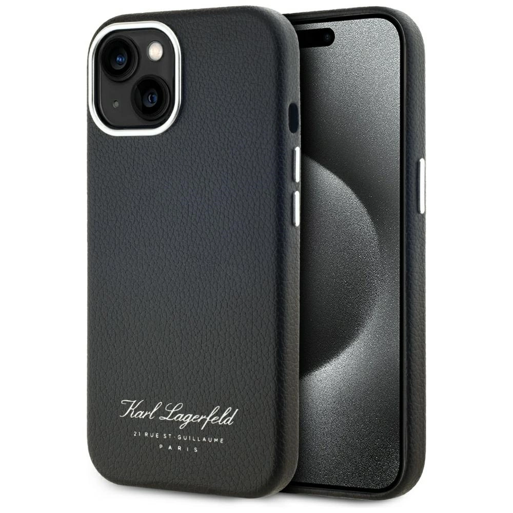 Karl Lagerfeld hotel RSG iPhone 15 case - blackeng