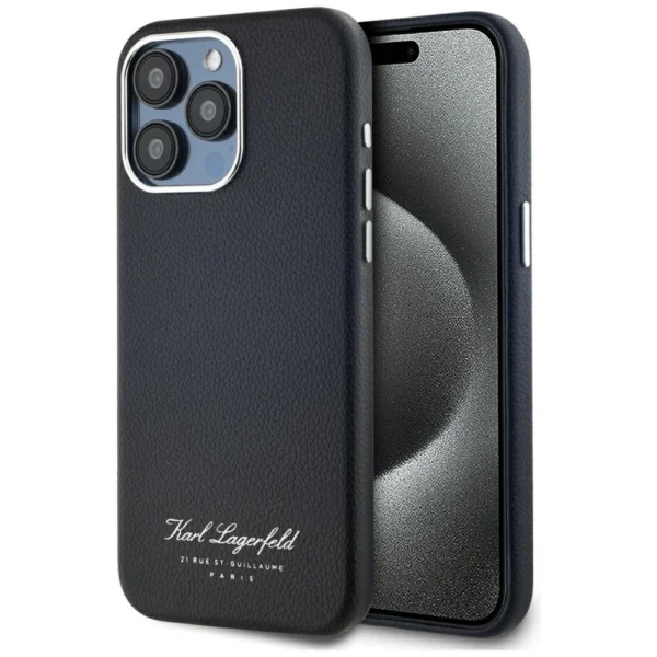 Karl Lagerfeld hotel RSG iPhone 15 Pro case - blackeng