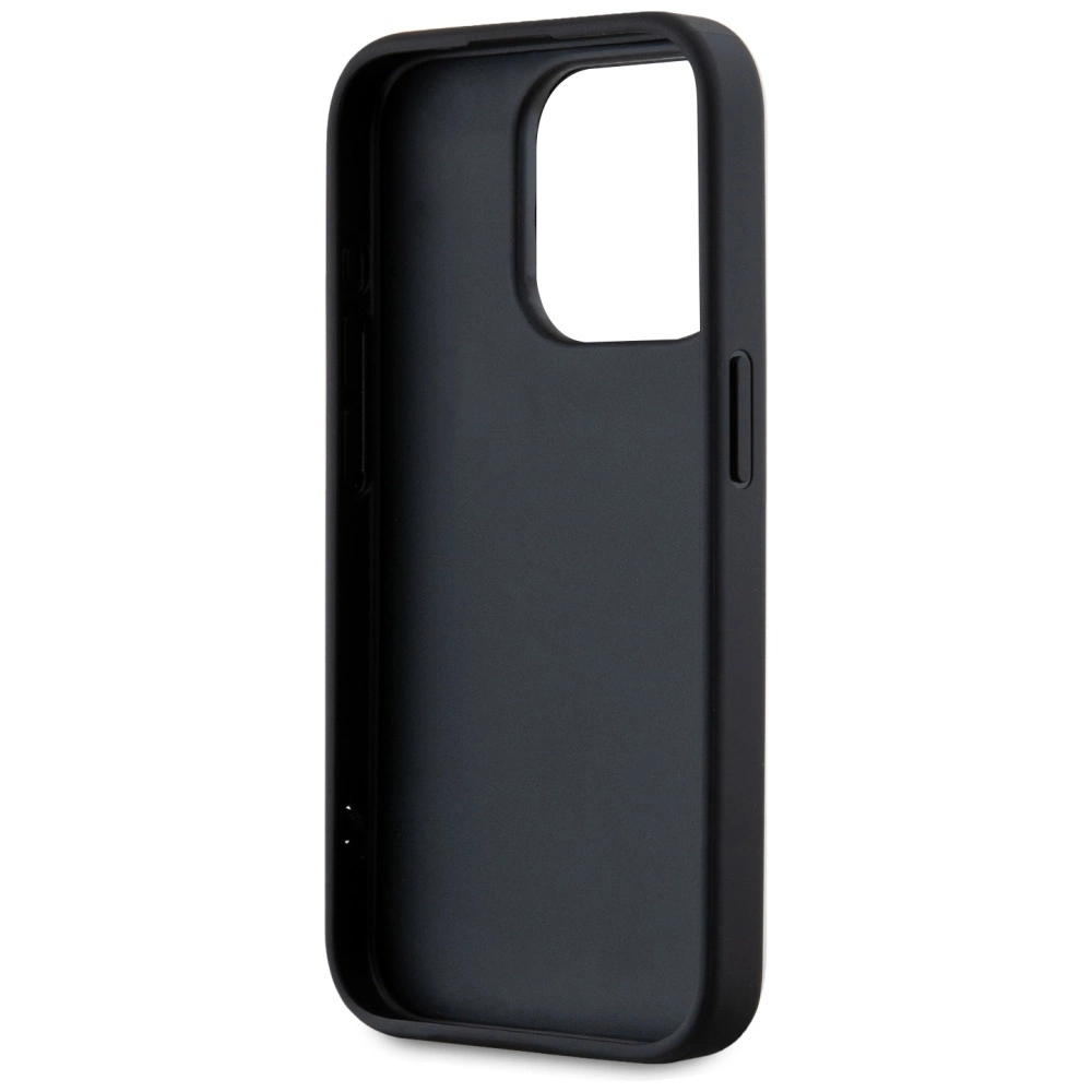 Karl Lagerfeld Saffiano Athleisure Stripes Cord iPhone 15 Pro Max Case - Redeng